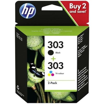HP 303 (3YM92AE) Inktcartridge Zwart + 3 kleuren Multipack