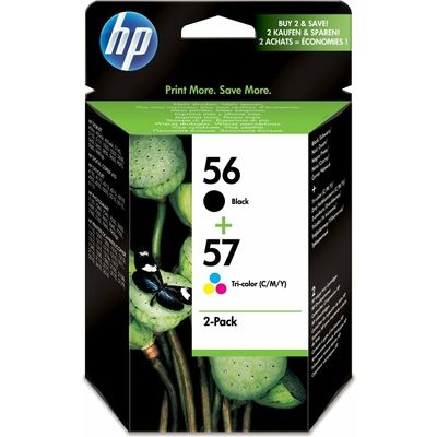 HP 56+57 (SA342AE) Inktcartridge Zwart + 3 kleuren Multipack