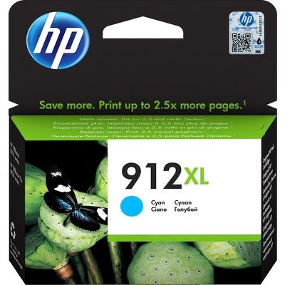 HP 912XL (3YL81AE) Inktcartridge Cyaan Hoge capaciteit