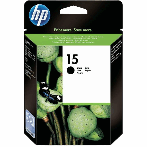 HP 15 (C6615DE) Inktcartridge Zwart