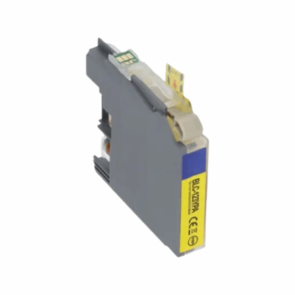 Huismerk Brother LC-123Y Inktcartridge Geel