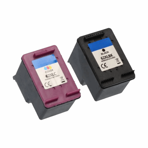 Huismerk HP 62XL (N9J71AE) Inktcartridge Zwart + 3 kleuren Multipack
