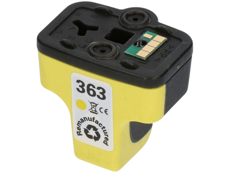 Huismerk HP 363 (C8773EE) Inktcartridge Geel (5)
