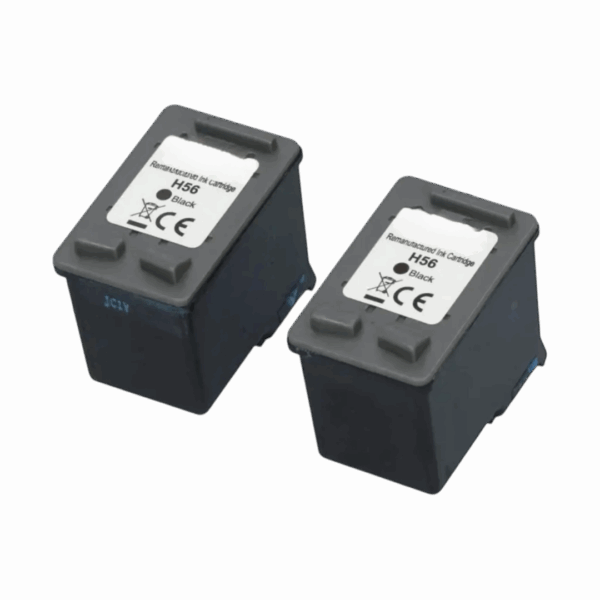Huismerk HP 56 (C6656AE) Inktcartridge Zwart Multipack