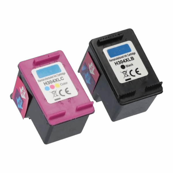 Huismerk HP 304XL (3JB05AE) Inktcartridge Zwart + 3 kleuren Multipack Hoge capaciteit