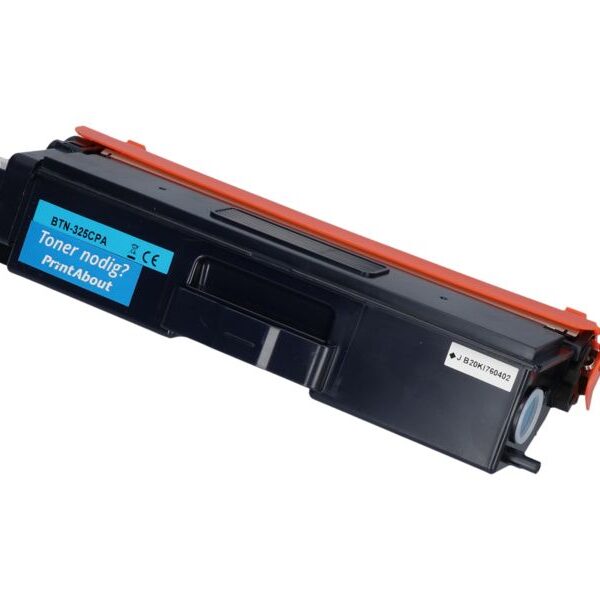 Huismerk Brother TN-325C Toner Cyaan Hoge capaciteit