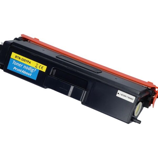 Huismerk Brother TN-325Y Toner Geel Hoge capaciteit