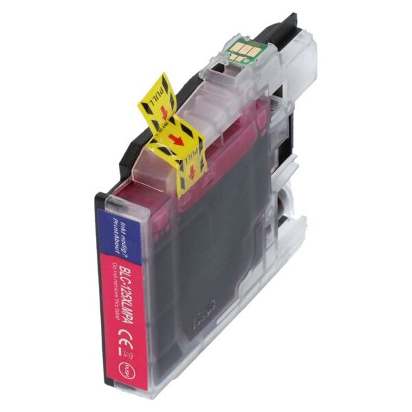 Huismerk Brother LC-125XLM Inktcartridge Magenta Hoge capaciteit