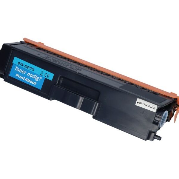Huismerk Brother TN-326C Toner Cyaan Hoge capaciteit