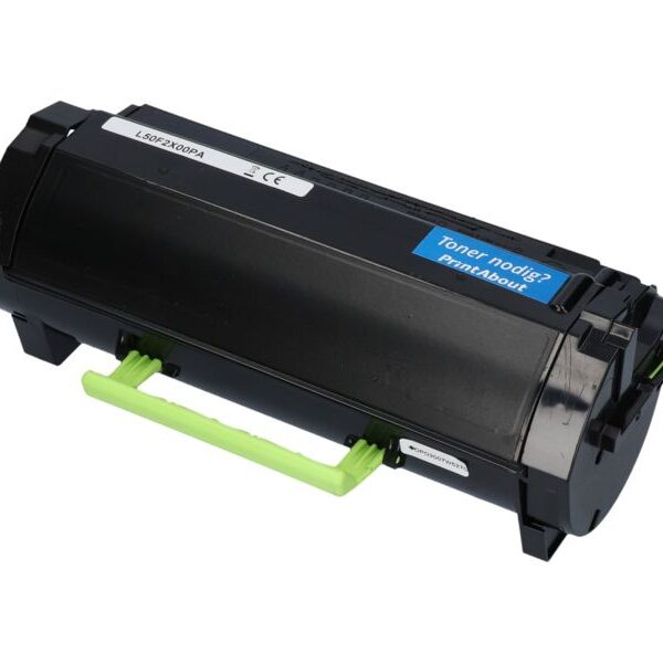 Huismerk Lexmark 50F2X00 (502X) Toner Zwart Hoge capaciteit