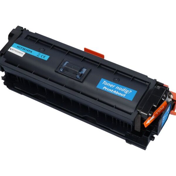 Huismerk HP 508X (CF361X) Toner Cyaan Hoge capaciteit