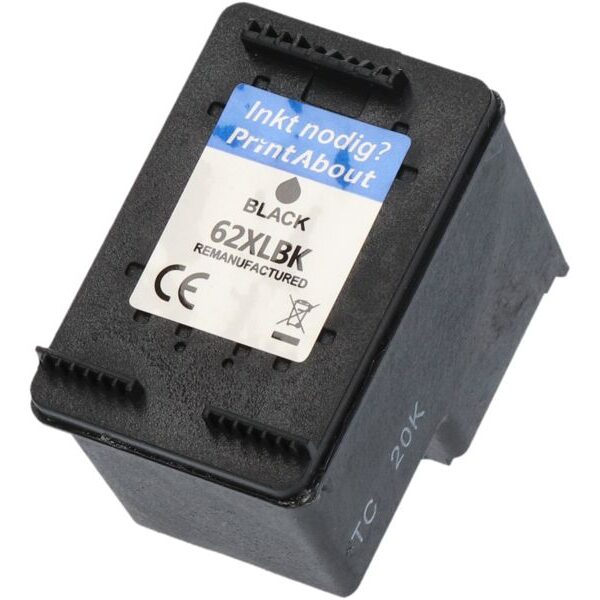 Huismerk HP 62XL (C2P05AE) Inktcartridge Zwart Hoge capaciteit