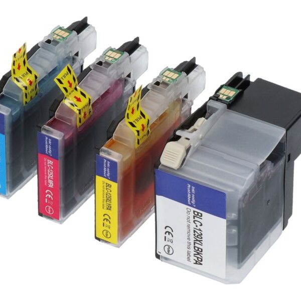 Huismerk Brother LC-129XLVALBP Inktcartridge 4-kleuren Multipack Hoge capaciteit