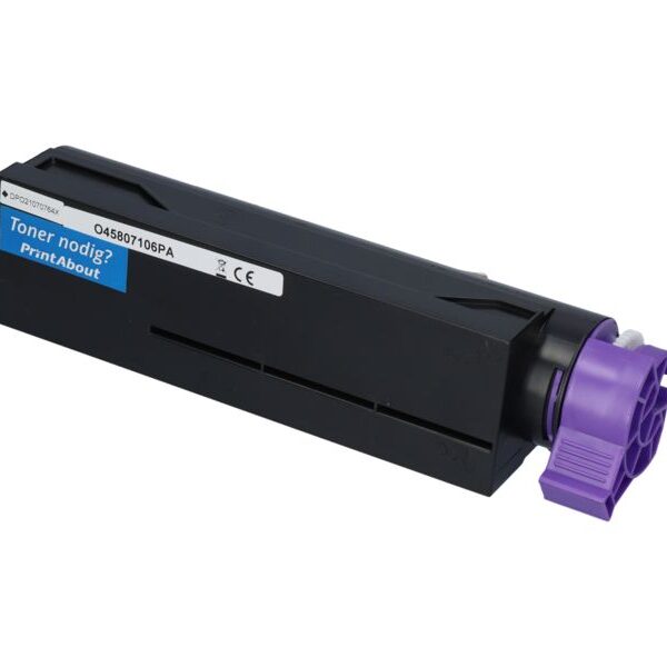 Huismerk OKI 45807106 Toner Zwart