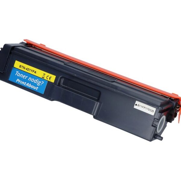 Huismerk Brother TN-421Y Toner Geel