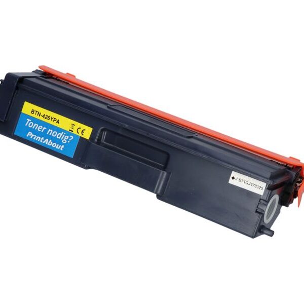 Huismerk Brother TN-426Y Toner Geel Extra hoge capaciteit