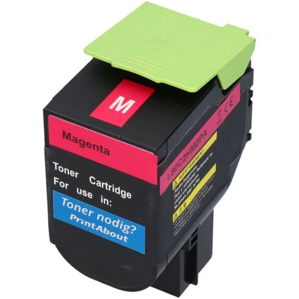 Huismerk Lexmark 80C2HM0 (802HM) Toner Magenta Hoge capaciteit