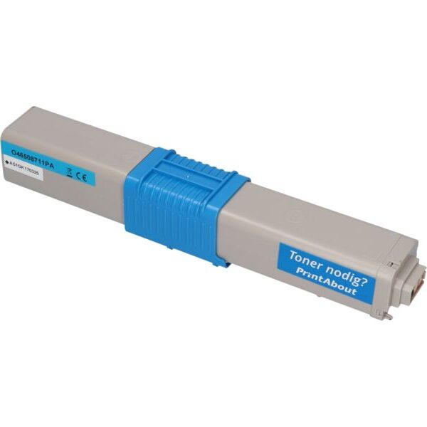 Huismerk OKI 46508711 Toner Cyaan