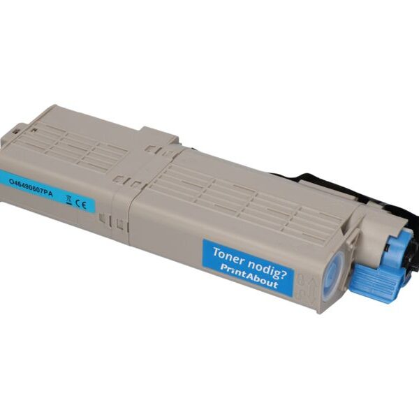 Huismerk OKI 46490607 Toner Cyaan