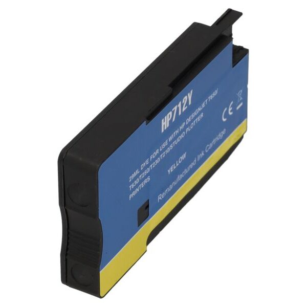 Huismerk HP 712 (3ED69A) Inktcartridge Geel