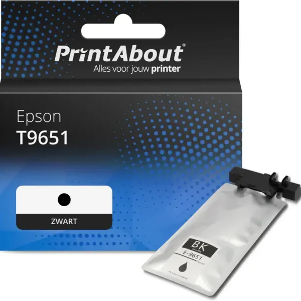 Huismerk Epson T9651 Inktcartridge Zwart