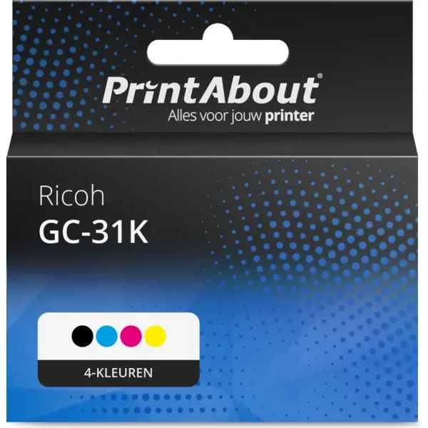 Huismerk Ricoh GC-31K (405688) Inktcartridge 4-kleuren Multipack
