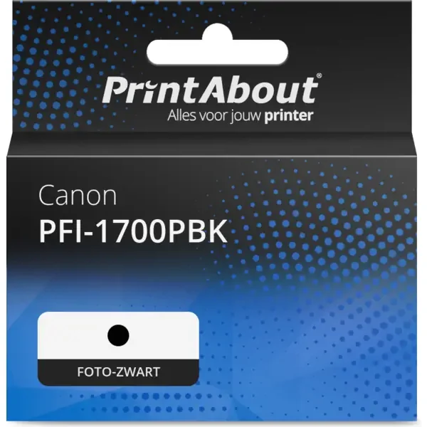 Huismerk Canon PFI-1700PBK Inktcartridge Foto-zwart