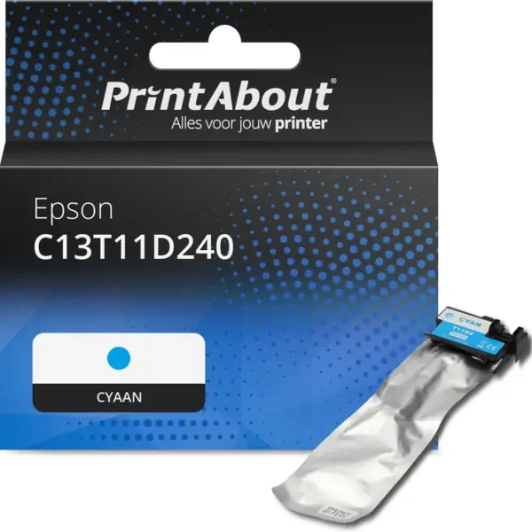 Huismerk Epson C13T11D240 Inktcartridge Cyaan Hoge capaciteit