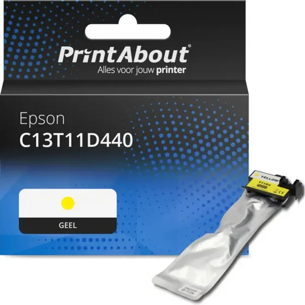Huismerk Epson C13T11D440 Inktcartridge Geel Hoge capaciteit