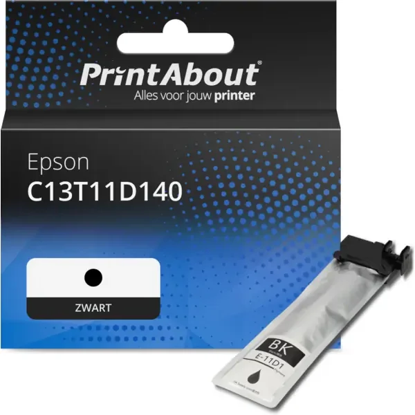 Huismerk Epson C13T11D140 Inktcartridge Zwart Hoge capaciteit