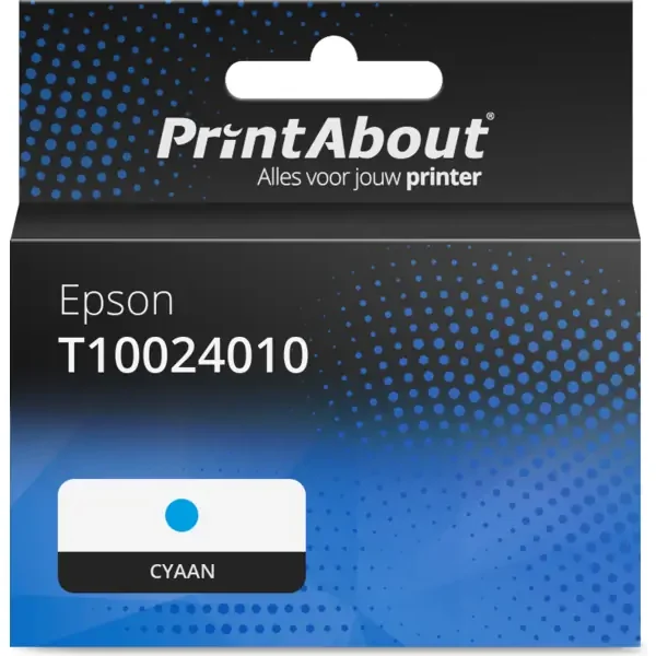 Huismerk Epson T10024010 Inktcartridge Cyaan