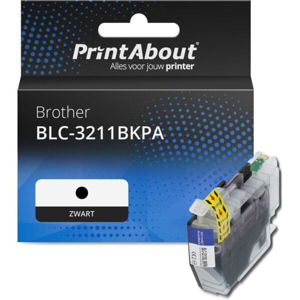 Huismerk Brother LC-3211BK Inktcartridge Zwart Hoge capaciteit