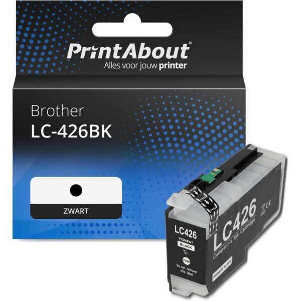 Huismerk Brother LC-426BK Inktcartridge Zwart