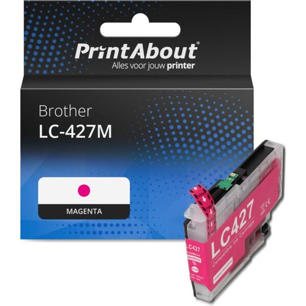 Huismerk Brother LC-427M Inktcartridge Magenta