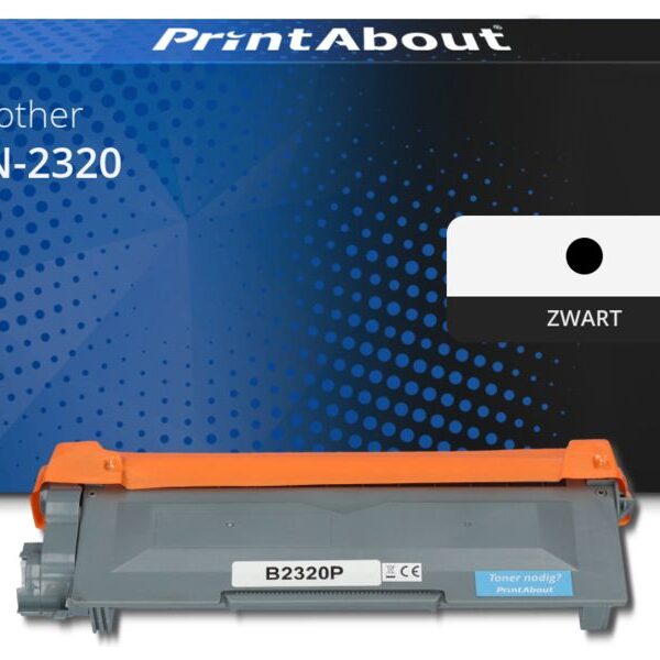 Huismerk Brother TN-2320 Toner Zwart Hoge capaciteit