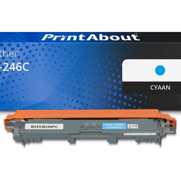 Huismerk Brother TN-246C Toner Cyaan Hoge capaciteit
