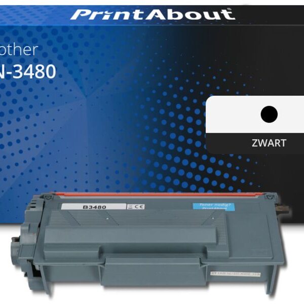 Huismerk Brother TN-3480 Toner Zwart Hoge capaciteit