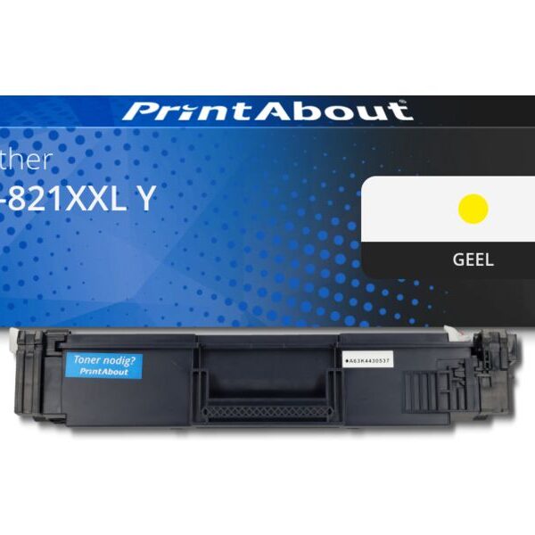 Huismerk Brother TN-821XXL Y Toner Geel Extra hoge capaciteit