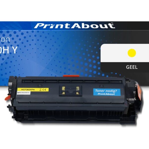 Huismerk Canon 040H Y Toner Geel Hoge capaciteit