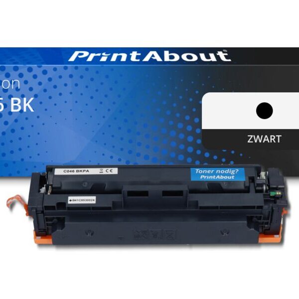 Huismerk Canon 046 BK Toner Zwart