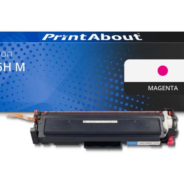 Huismerk Canon 055H M Toner Magenta Hoge capaciteit