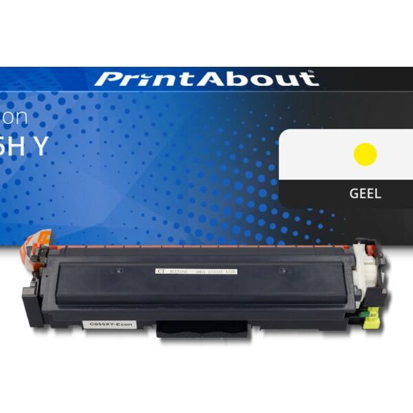 Huismerk Canon 055H Y Toner Geel Hoge capaciteit