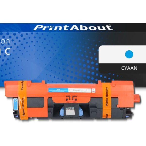 Huismerk Canon 701 C Toner Cyaan