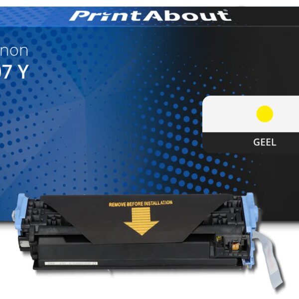 Huismerk Canon 707 Y Toner Geel