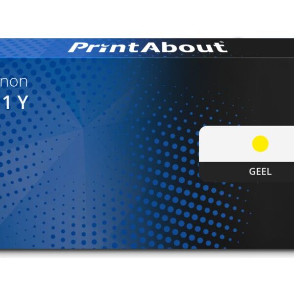 Huismerk Canon 711 Y Toner Geel