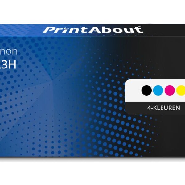 Huismerk Canon 723H Toner 4-kleuren Multipack Hoge capaciteit