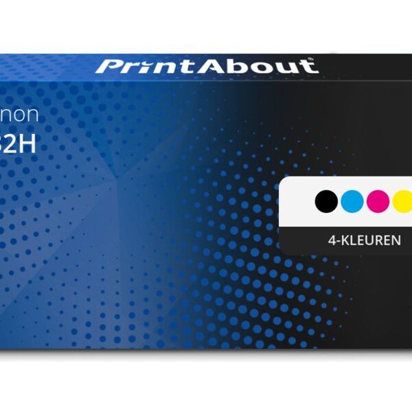 Huismerk Canon 732H Toner 4-kleuren Multipack Hoge capaciteit