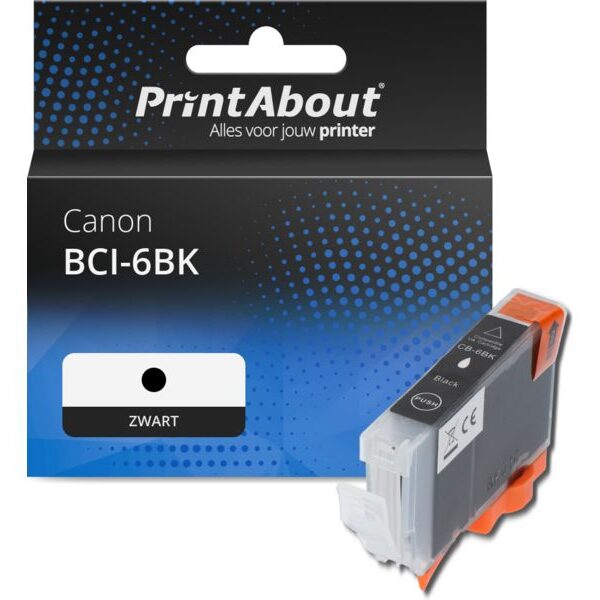 Huismerk Canon BCI-6BK Inktcartridge Zwart