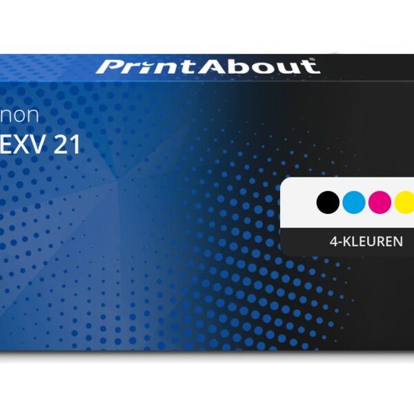 Huismerk Canon C-EXV 21 Toner 4-kleuren Multipack