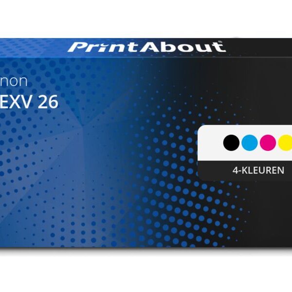 Huismerk Canon C-EXV 26 Toner 4-kleuren Multipack